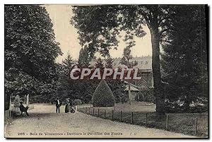 Carte Postale Ancienne Bois de Vincennes Derriere le Pavillon des forêts