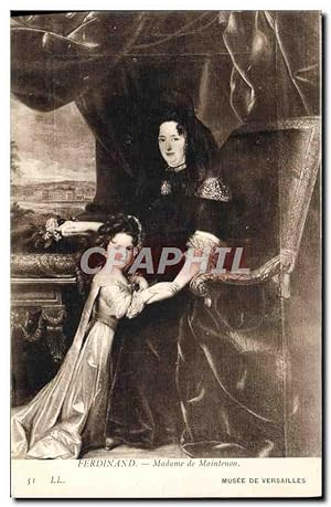 Image du vendeur pour Carte Postale Ancienne Ferdinand Madame De Maintenon Musee de Versailles mis en vente par CPAPHIL