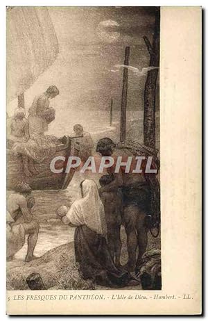 Image du vendeur pour Carte Postale Ancienne Les fresques du Pantheon L'idee de Dieu Humbert mis en vente par CPAPHIL