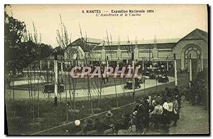 Carte Postale Ancienne Automobile Nantes Exposition Nationale 1924 L'autodrome et le casino