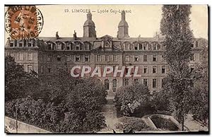 Carte Postale Ancienne Limoges Lycee Gay Lussac