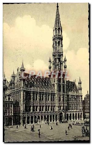 Carte Postale Ancienne Bruxelles Hôtel de ville