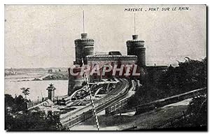 Carte Postale Ancienne Mayence Pont Sur Le Rhin