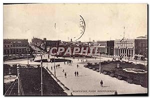 Carte Postale Ancienne Montevideo plaza Independencia