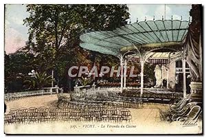 Carte Postale Ancienne Vichy La Veranda Du Casino