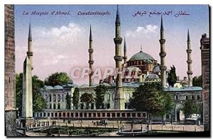 Carte Postale Ancienne Constantinople la mosquee d'Ahmed