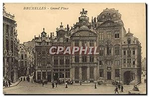 Carte Postale Ancienne Bruxelles Grand Place