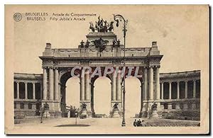 Carte Postale Ancienne Bruxelles Arcade du Cinquantenaire