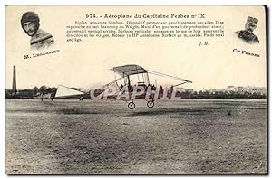 Carte Postale Ancienne Avion Aviation Aeroplane du capitaine Ferber