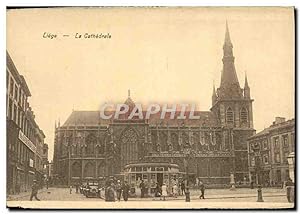 Carte Postale Ancienne Liege La Cathédrale