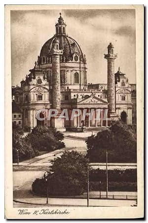 Carte Postale Ancienne Wien Karlsruhe