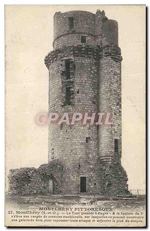 Carte Postale Ancienne Montlhery La tour