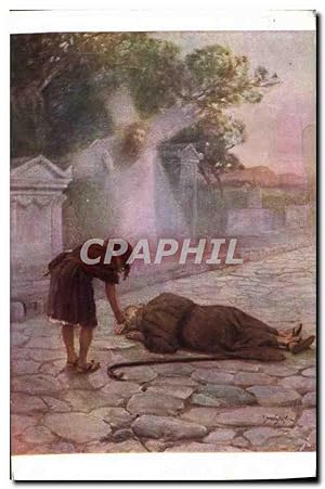 Bild des Verkufers fr Carte Postale Ancienne Jan Styka Quo Vadis domine zum Verkauf von CPAPHIL