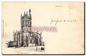 Bild des Verkufers fr Carte Postale Ancienne Ambert Eglise St Jean zum Verkauf von CPAPHIL