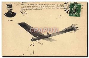 Carte Postale Ancienne Avion Aviation Monoplan Antoinette