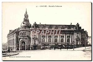 Carte Postale Ancienne Limoges Nouvelle préfecture