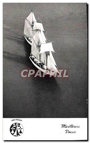 Carte Postale Moderne Bateau Voilier