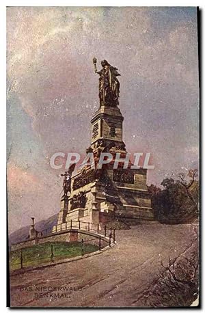 Carte Postale Ancienne Das Niederwald Denkmal