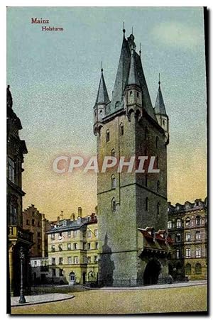 Carte Postale Ancienne Mainz Holzturm