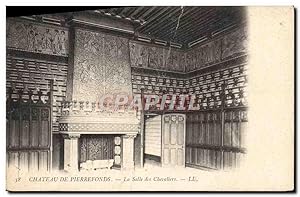 Bild des Verkufers fr Carte Postale Ancienne Chteau De Pierrefonds La Salle des Chevaliers zum Verkauf von CPAPHIL