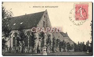 Carte Postale Ancienne Abbaye De Royaumont