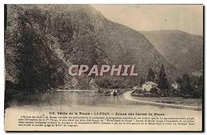 Carte Postale Ancienne Vallée De La Meuse Laifour Ecluse Des Dames De Meuse