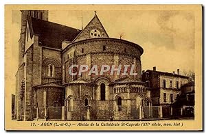 Carte Postale Ancienne Aagen Abside de la cathédrale St Caprais