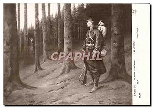 Image du vendeur pour Carte Postale Ancienne Fantaisie Salon 1912 Petit Gerard La vision Militaria mis en vente par CPAPHIL