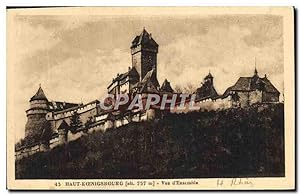 Carte Postale Ancienne Haut Koenigsbourg vue d'Ensemble