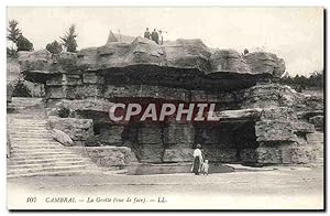 Carte Postale Ancienne Cambrai La Grotte