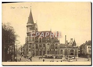 Carte Postale Ancienne Liege La Poste