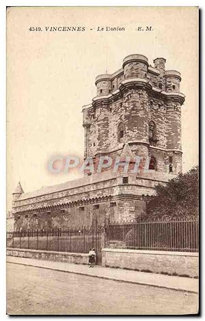 Carte Postale Ancienne Vincennes Le Donjon