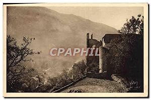 Carte Postale Ancienne Gorges Du Tarn Sainte Enimie Ruines De I'Ancien Monastere