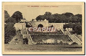 Carte Postale Ancienne Valence Le Belvedere Et I'Esplanade