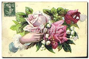 Seller image for Carte Postale Ancienne Fantaisie Fleur for sale by CPAPHIL