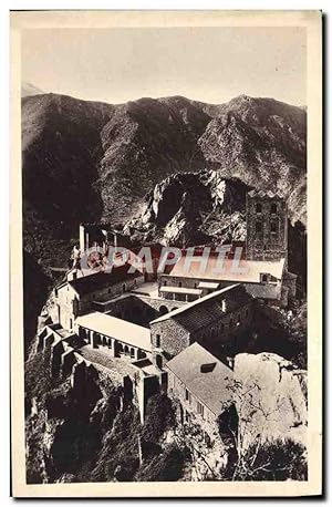 Carte Postale Ancienne Abbaye de St Martin du Canigou