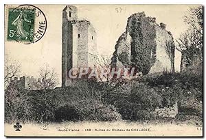 Carte Postale Ancienne Ruines du Château de Chalucet