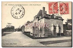 Carte Postale Ancienne Château De La Malmaison Cote Sud Ouest