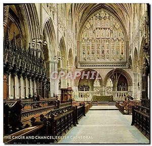 Carte Postale Moderne The choir and Chancel Exeter catedral