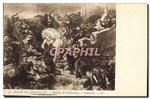 Bild des Verkufers fr Carte Postale Ancienne Musee De Versailles Bataille De Taillebourg Delacroix zum Verkauf von CPAPHIL