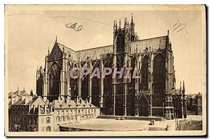 Carte Postale Ancienne Metz Abside de la Cathédrale