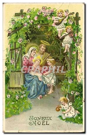 Imagen del vendedor de Carte Postale Ancienne Fantaisie Noel Anges a la venta por CPAPHIL