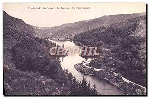 Carte Postale Ancienne Rochetaillee Le Barrage vue Panoramique