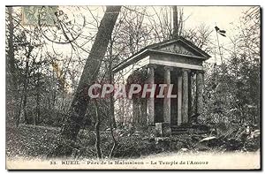 Carte Postale Ancienne Rueil Parc De La Malmaison Le Temple De I'Amour