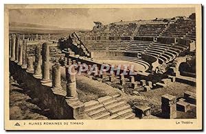 Carte Postale Ancienne Ruines Romaines De Timgad Le théâtre