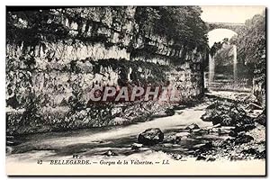 Carte Postale Ancienne Environs De Bellegarde Gorges de la Valserine