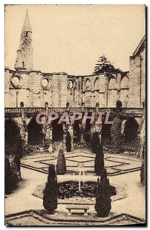 Carte Postale Ancienne Abbatiale De Rovaumont Asnieres Sur Oise Cloître