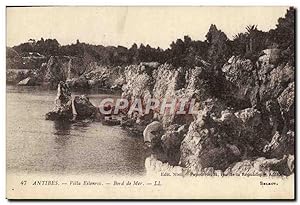 Carte Postale Ancienne Antibes Villa Eîlenroc Bord De Mer