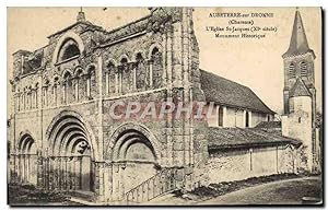 Carte Postale Ancienne Aubeterre L'Eglise St Jacques
