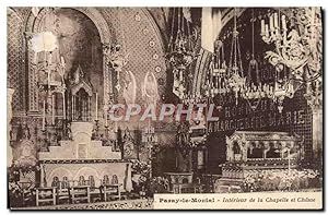 Carte Postale Ancienne Paray Le Monial Intérieur De La Chapelle Et Chasse